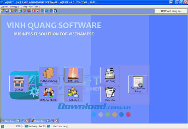 Phan mem quan ly ban hang chuyen nghiep tai VINH QUANG SOFWARE